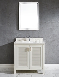 Of Premium Bathroom Vanities Aurora 36 Oxford Gray White